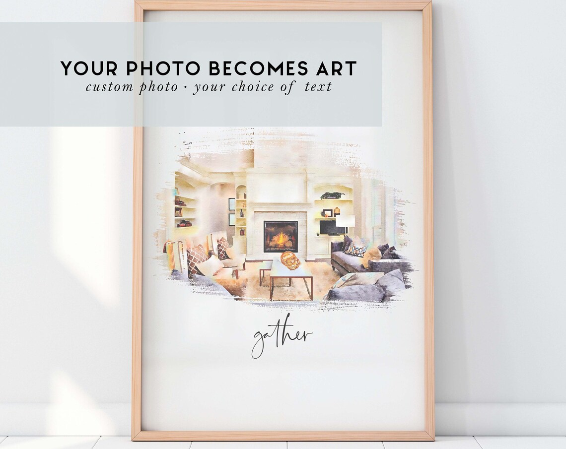 Custom Watercolor Pet Art, Personalized Art Print