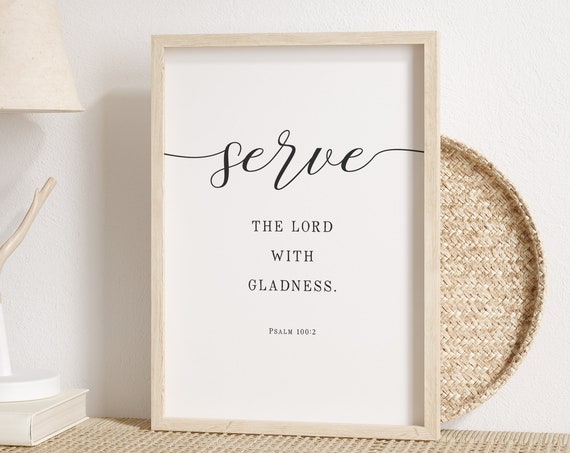 Bible Verse Scripture Christian Home Decor, Art Print