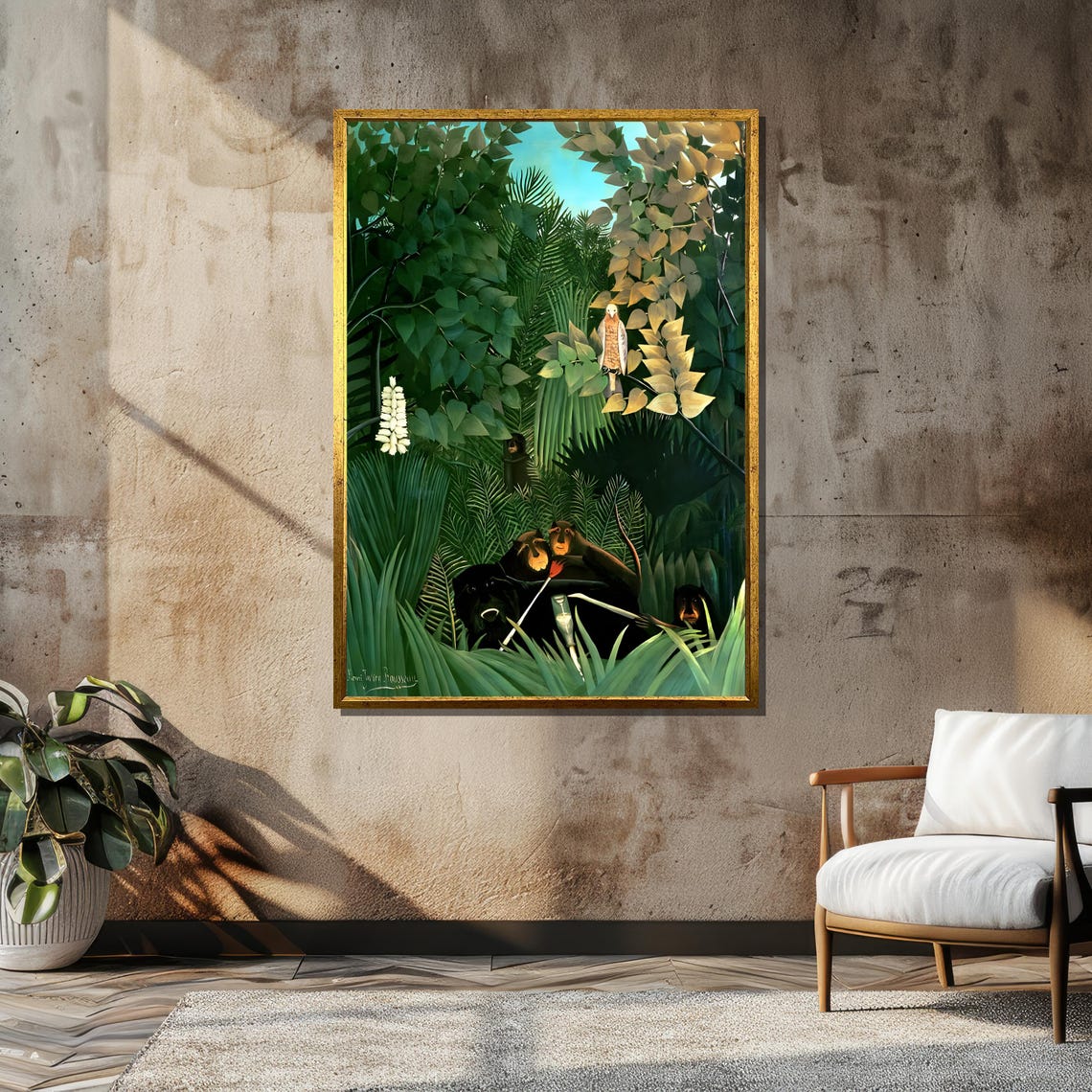 Henri Rousseau The Dream Jungle Night Scene Classic Art Poster - Image 6