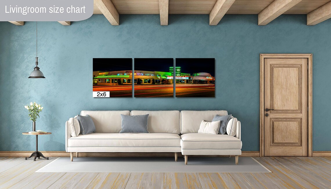 Tulsa Brook Theater Night Photo, Oklahoma Art Print - Image 4