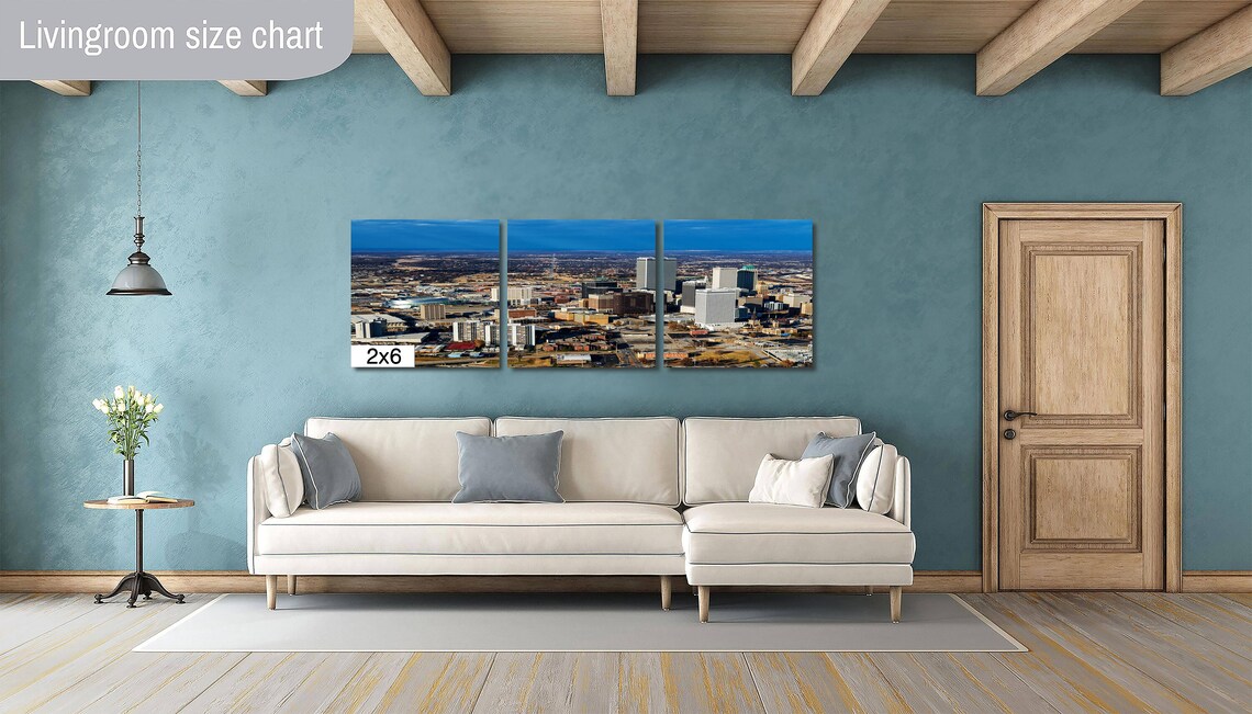 Tulsa Skyline Wall Art Tulsa Skyline Aerial Tulsa Skyline Print Tulsa Art Tulsa Print Tulsa Oklahoma Wall Art Tulsa Aerial Photo - Image 3
