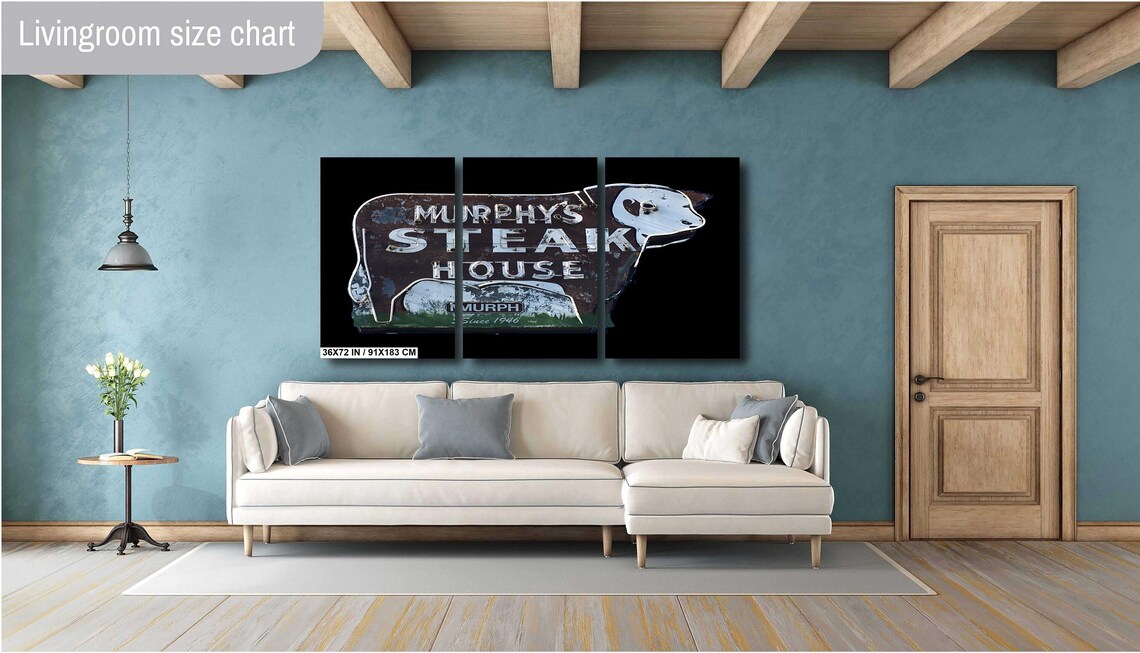 Bartlesville Skyline, Murphys Steak House Travel Poster - Image 2