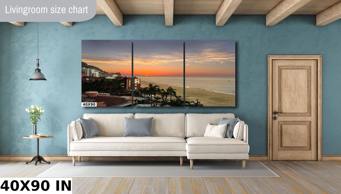 Playa Grande Resort Cabo Palms Beach Golden Sunset View Poster - Image 2