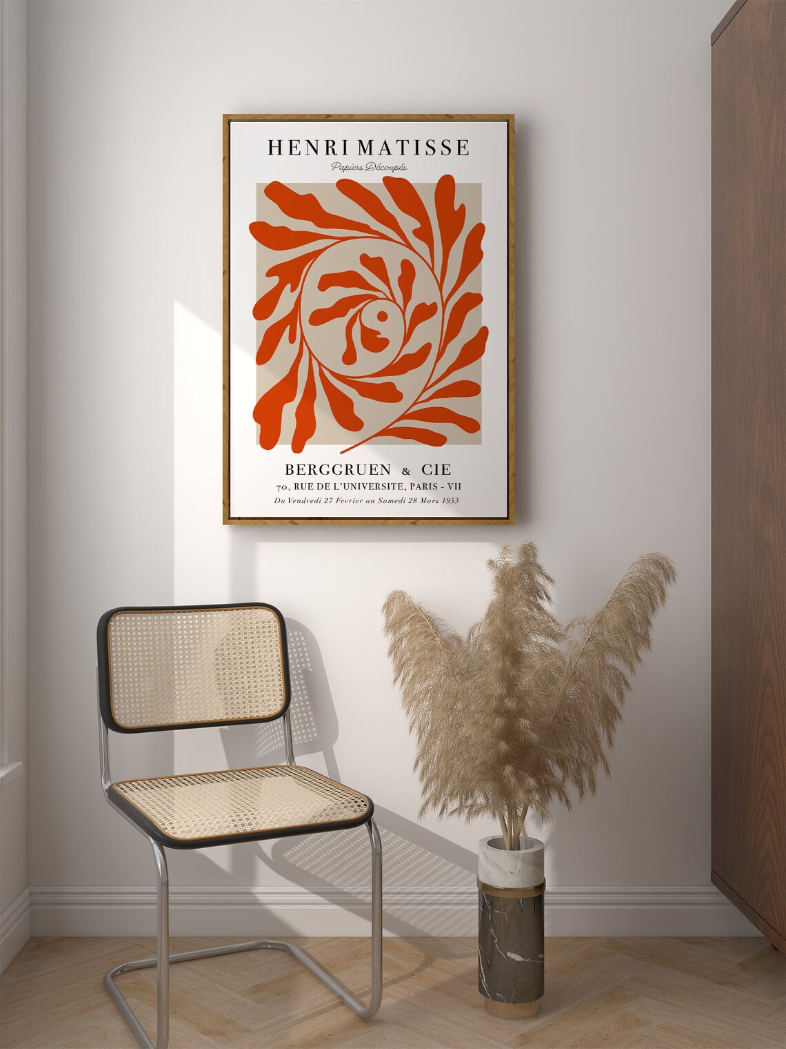 Matisse Botanical Abstract Leaf Art Print - Image 2