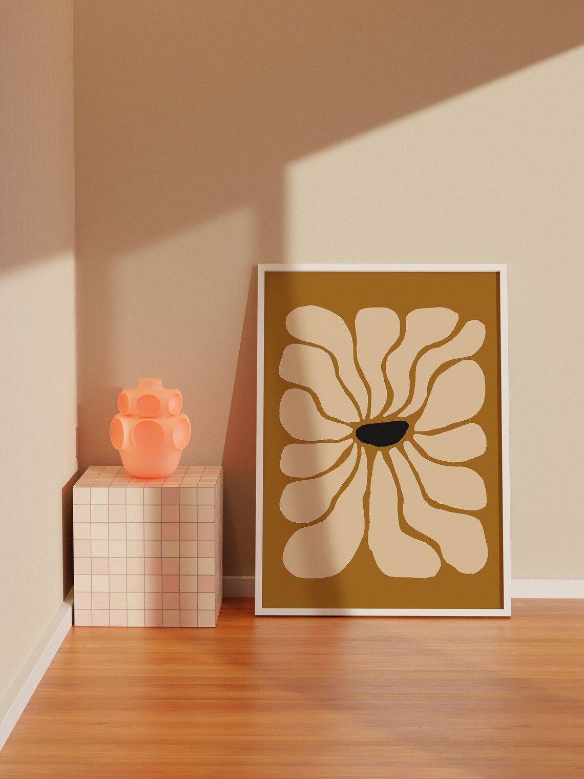 Boho Flower Abstract Botanical Art Print, Matisse Inspired - Image 2