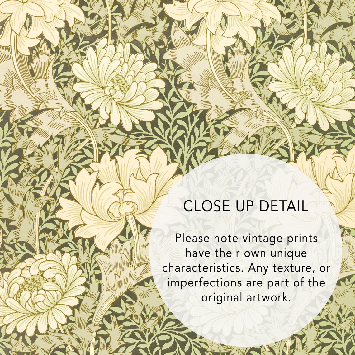 William Morris Botanical Pattern Art Print, Vintage - Image 2