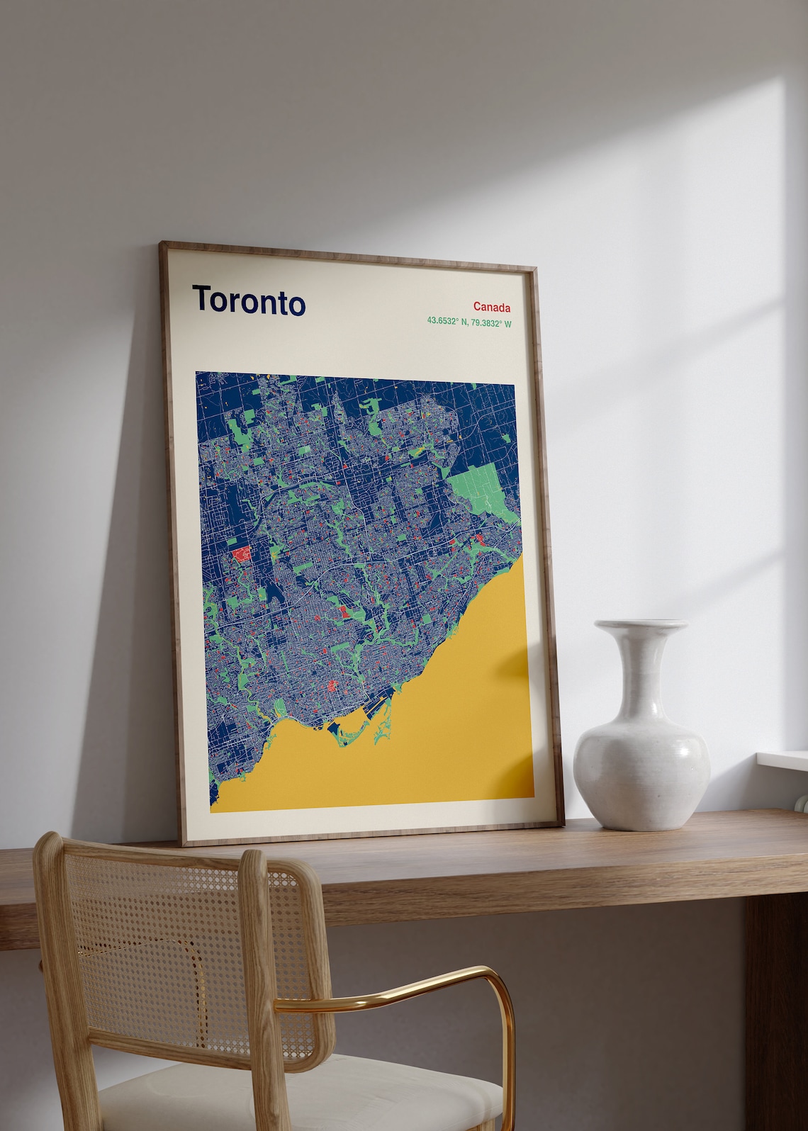 Toronto Map Print, Custom Map Poster Art - Image 2