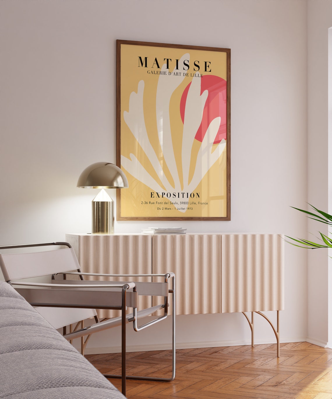 Matisse French Yellow Sun Botanical Cutout Art Exposition Poster - Image 2