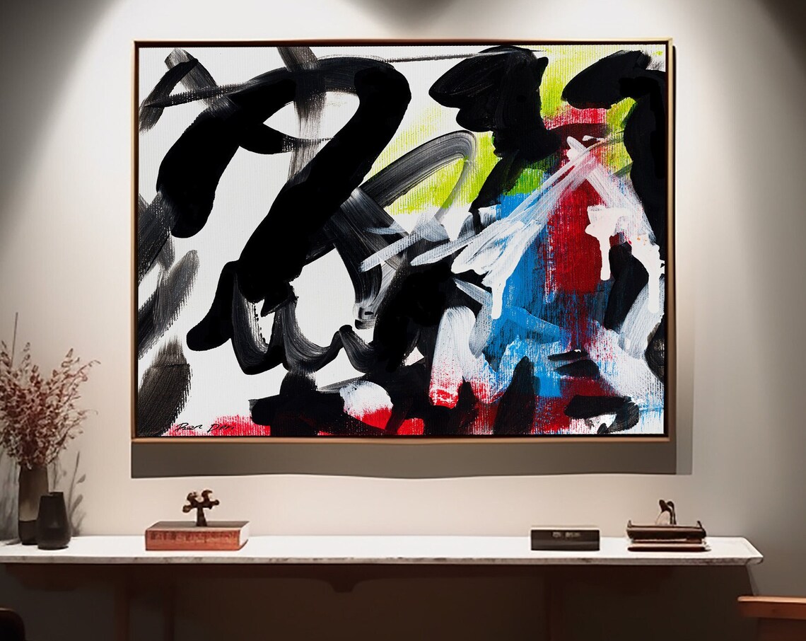 Graffiti Abstract Wall Art Print, Modern Minimalism - Image 5