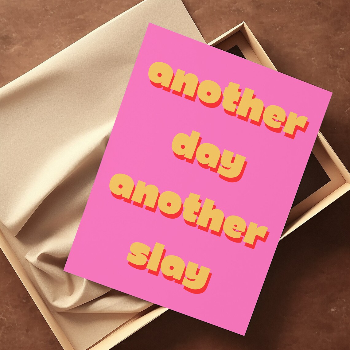 Another Day Another Slay Art Print, Y2K Decor - Image 3
