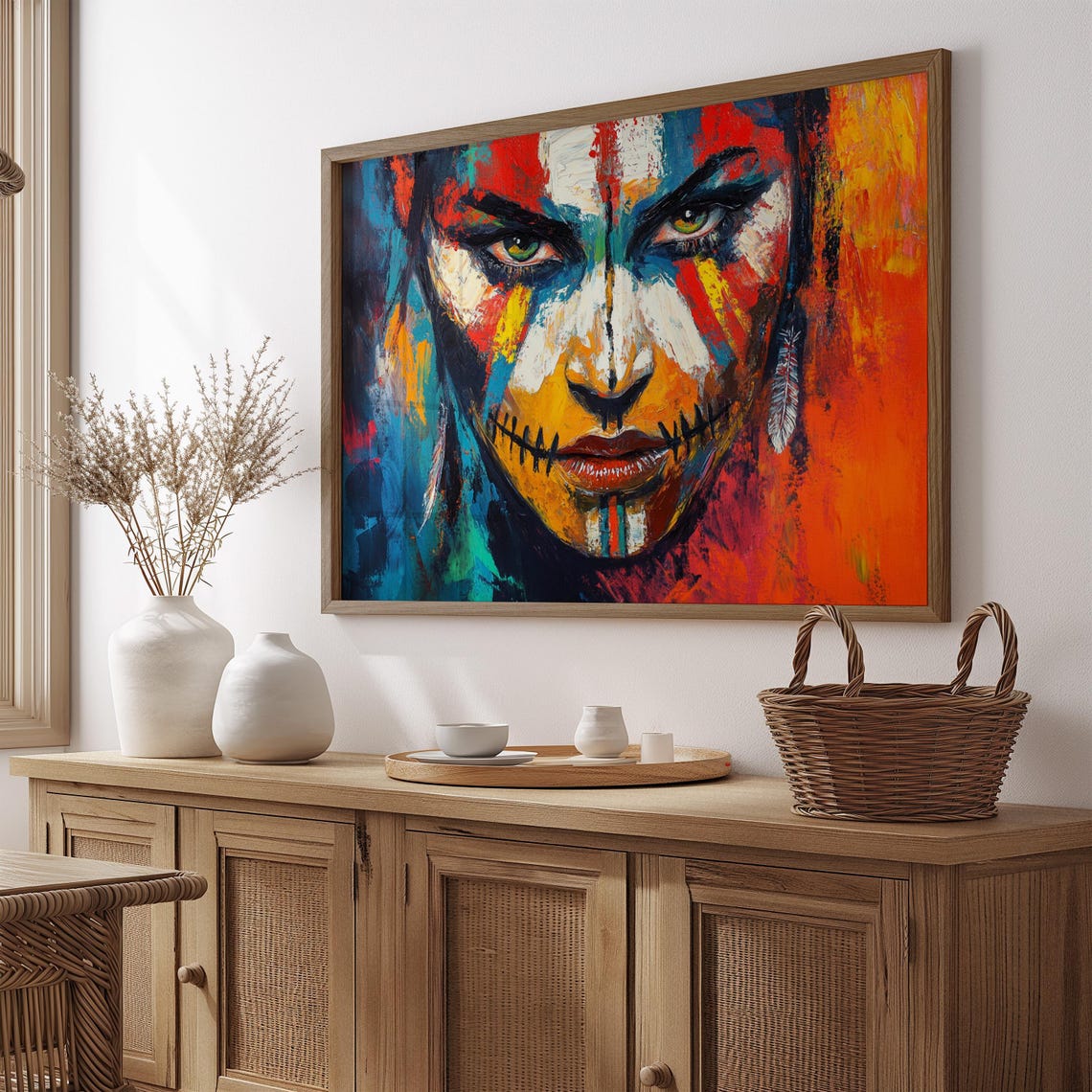 Mexican Wall Art Print, Gift For Her