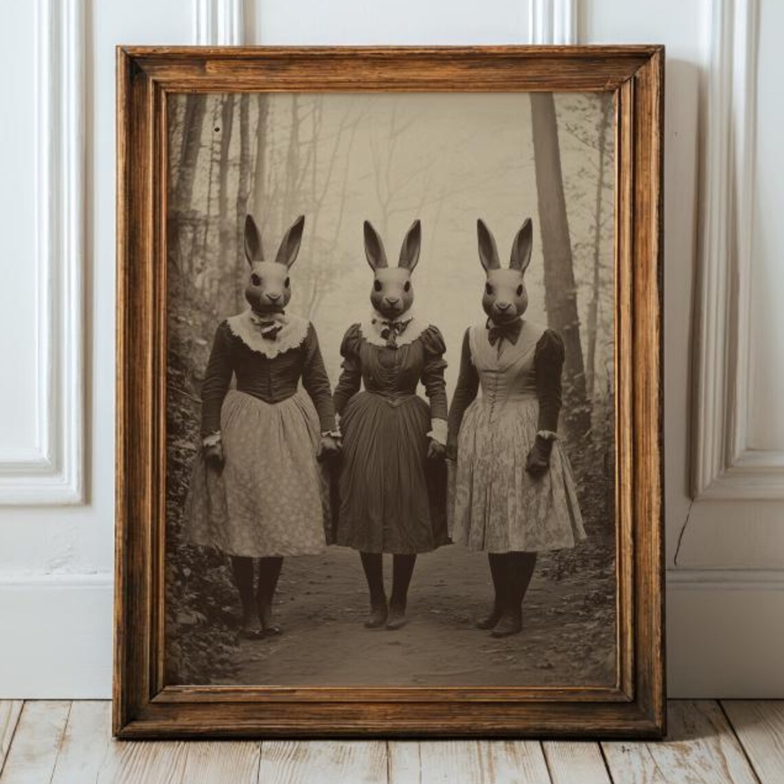 Rabbit Cult Of The Forest Vintage Poster