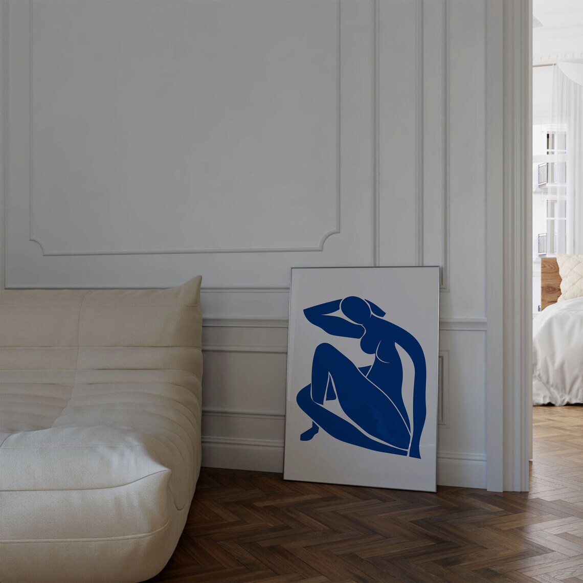 Matisse Blue Nude Reclining Silhouette Modern Art Reproduction Poster - Image 3