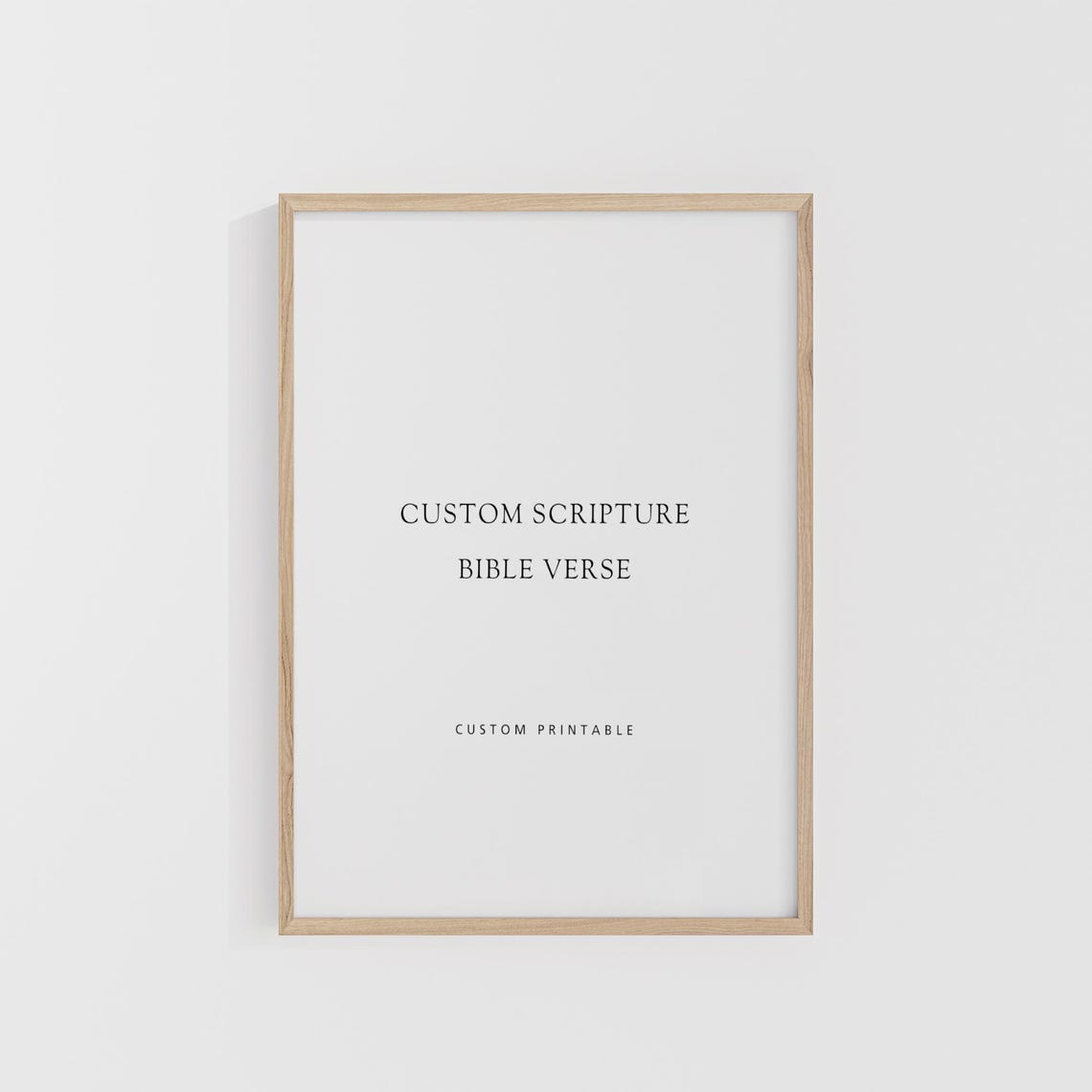Custom Bible Verse Wall Art Poster