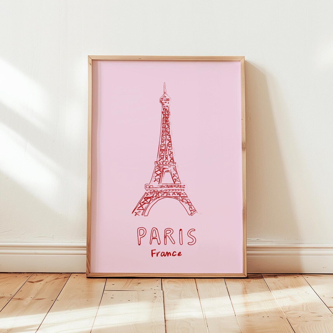 Paris Line Drawing Travel Poster, French Gift - Image 5