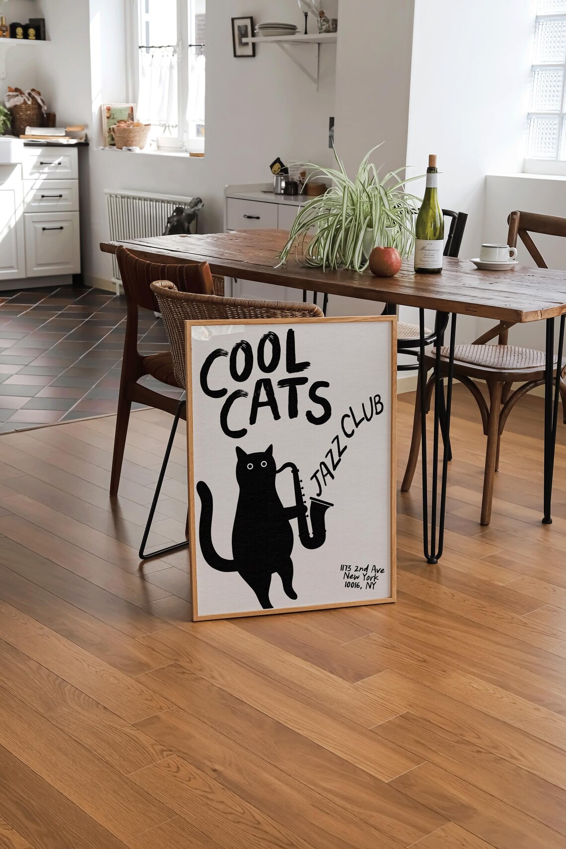Cool Cats Jazz Club, Vintage Music Poster - Image 4