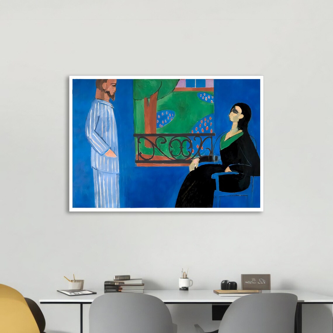 Contemplation By The Window, Matisse Inspired Art Print - Image 5