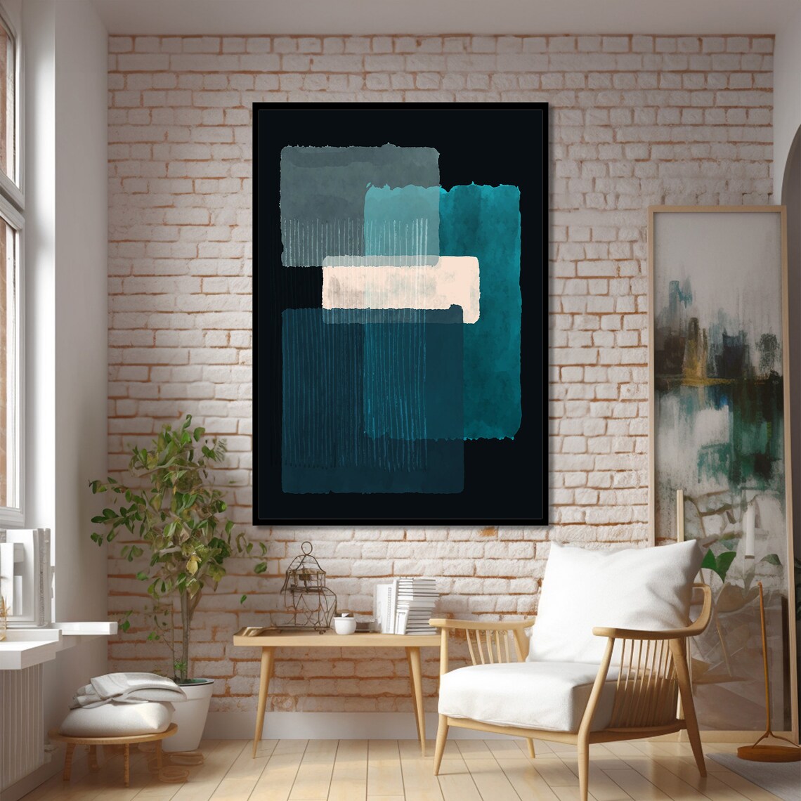 Mark Rokhto Inspired Abstract Art, Modern Decor - Image 2