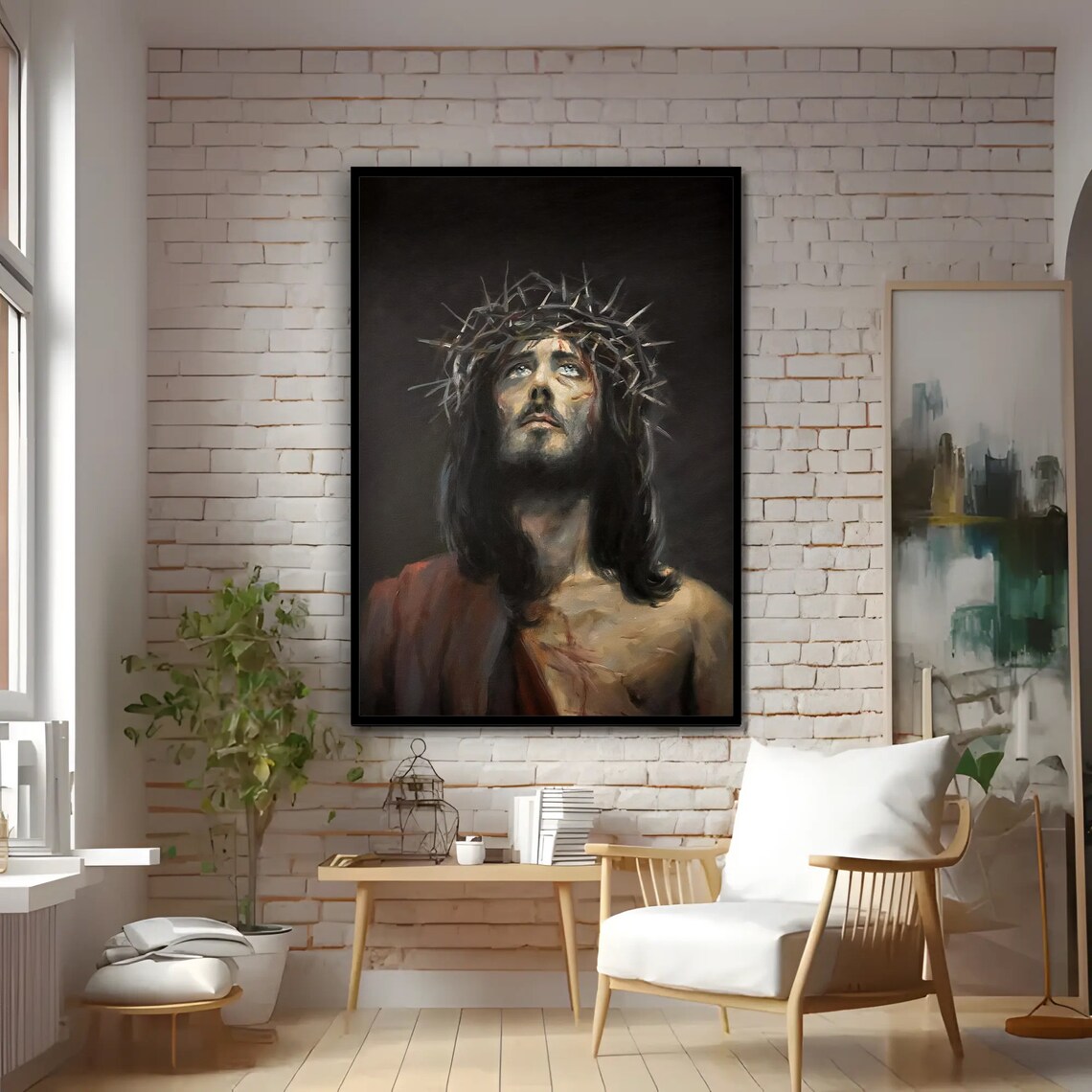 Jesus Christ, Crown Of Thorns Spiritual Poster - Image 4