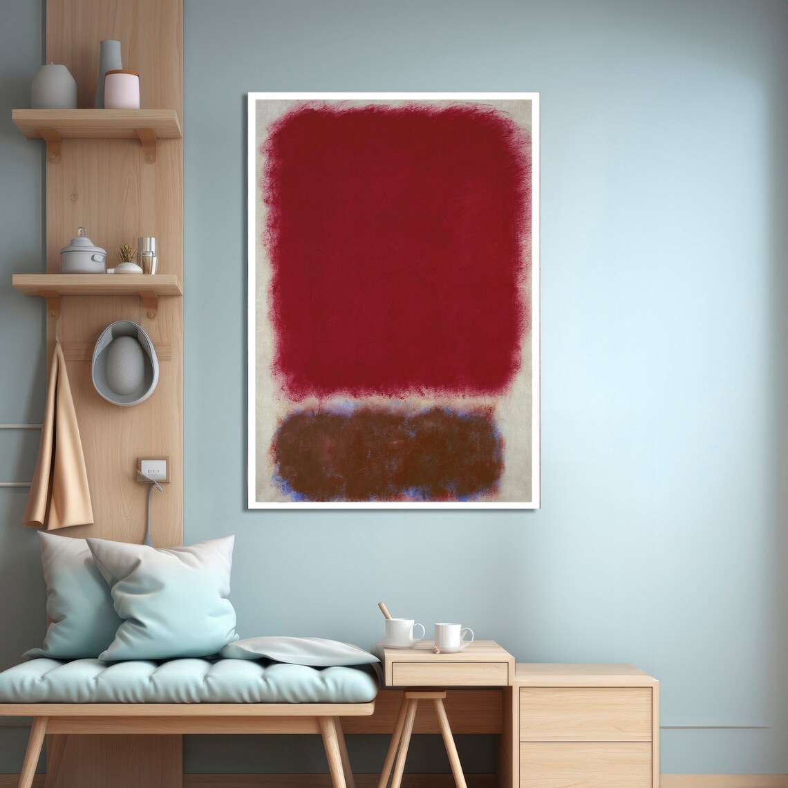 Mark Rothko Style Abstract Art Print, Modern Decor - Image 4