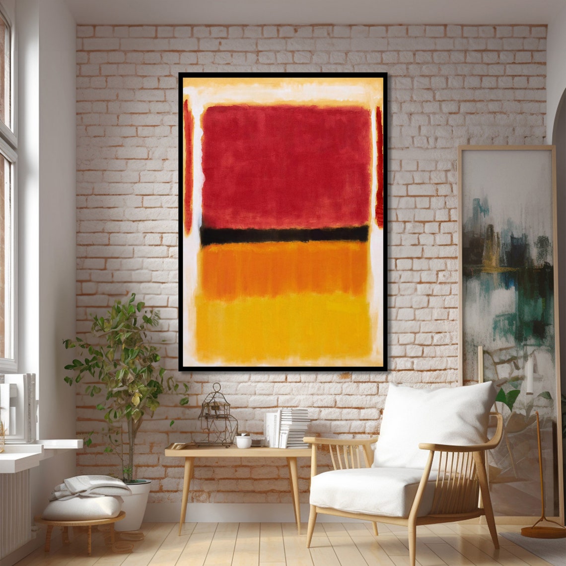 Mark Rothko Style Abstract Art Print - Image 2