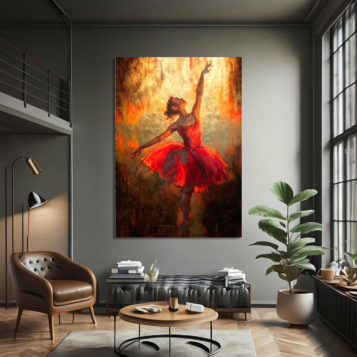 Elegant Ballet Dancer Poster, Graceful Ballerina - Image 3