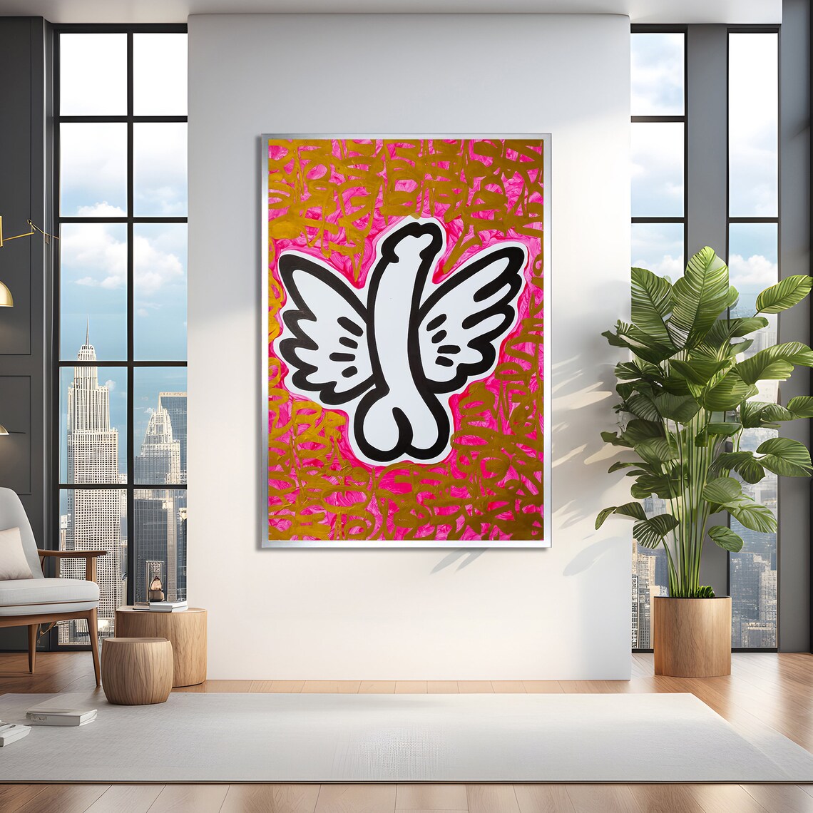 Erotic Pop Art, Playful Phallic Symbol Poster - Image 3