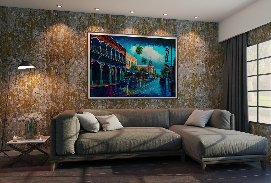 Ybor City Tampa Florida Oil Painting Ybor City Art Print Tampa Florida Decor Tampa Florida Art Ybor City Florida Wall Art - Image 5