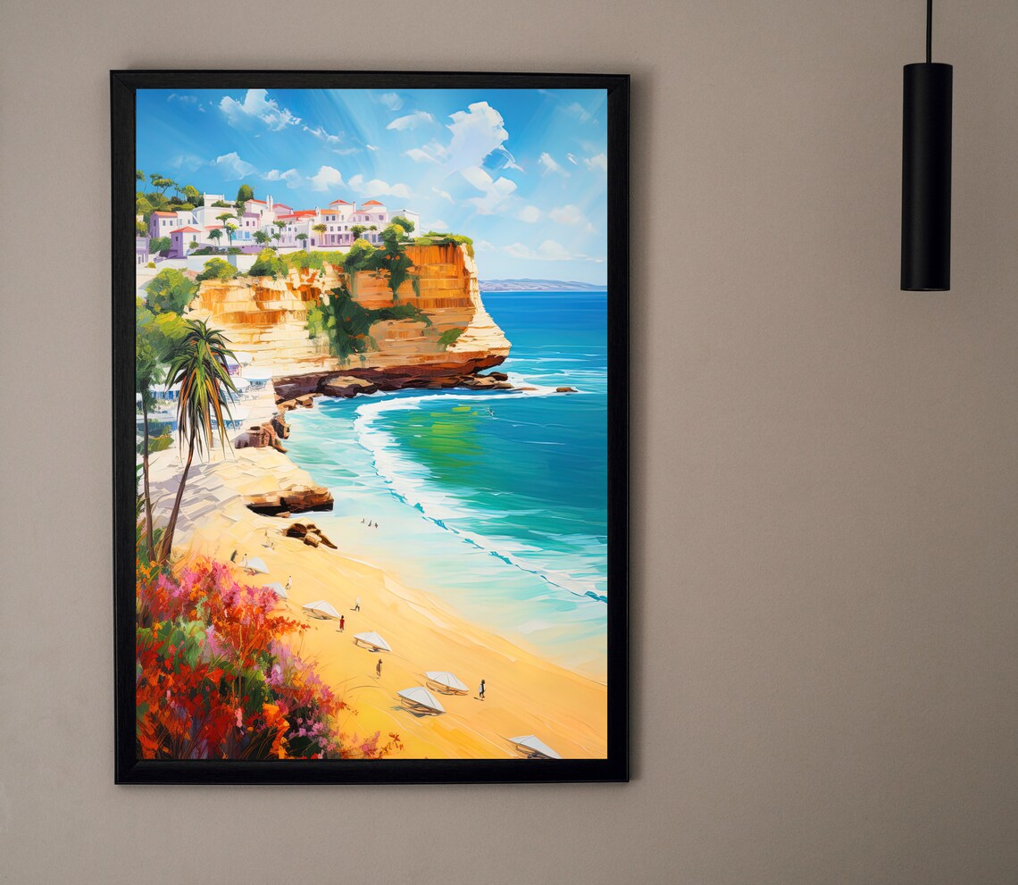 Algarve Art Print, Portugal Travel Poster - Image 4