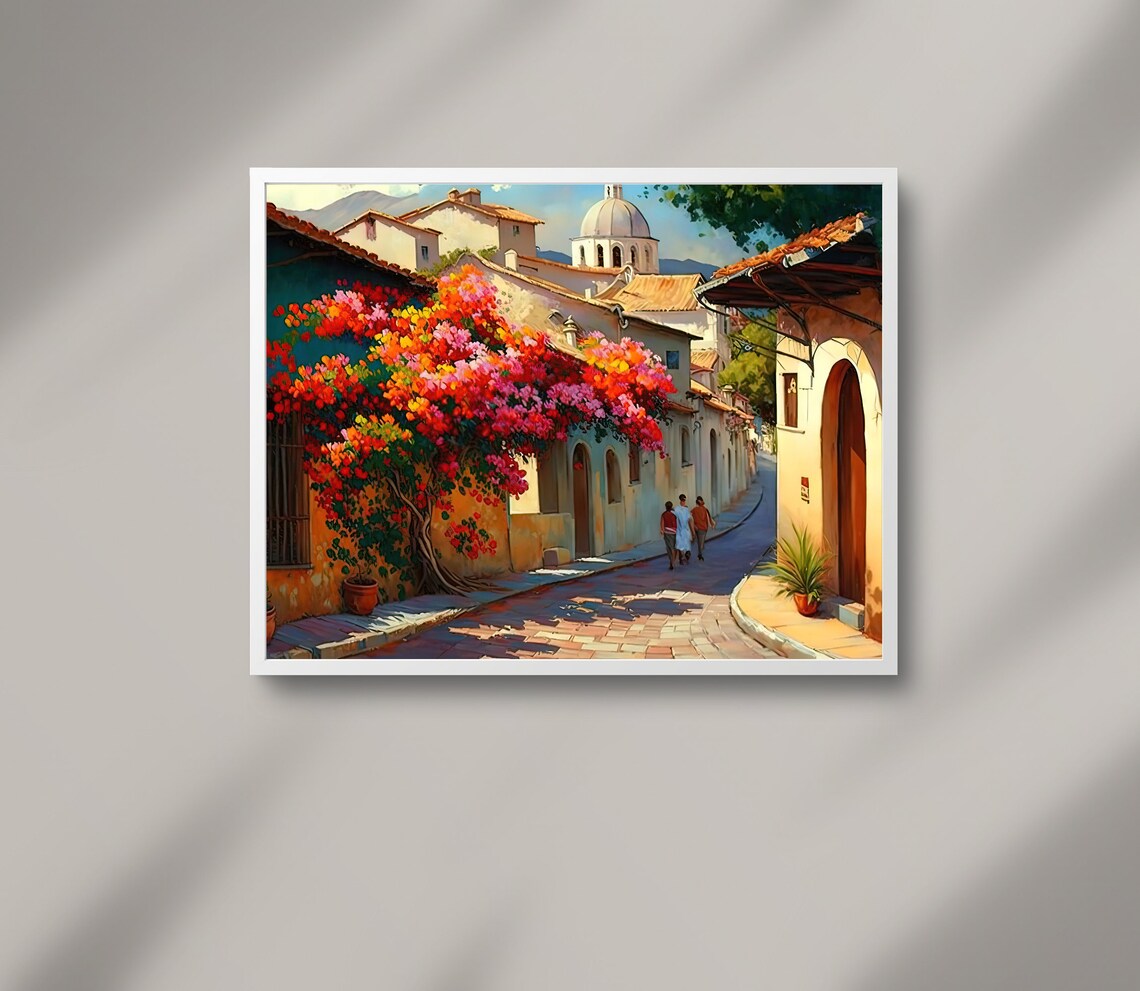 Oaxaca Mexican Folk Art Poster, Colorful Latino Decor - Image 4