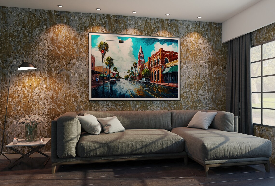 Ybor City Art Print, Tampa Florida Travel Poster - Image 4