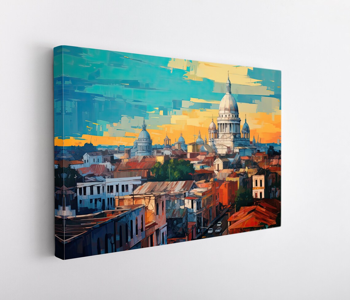 Kolkata City Skyline With Victoria Memorial at Sunset Poster - Image 4