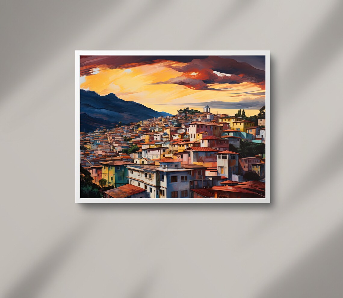 Quito Ecuador Travel Poster, Oil-Painting Style - Image 2
