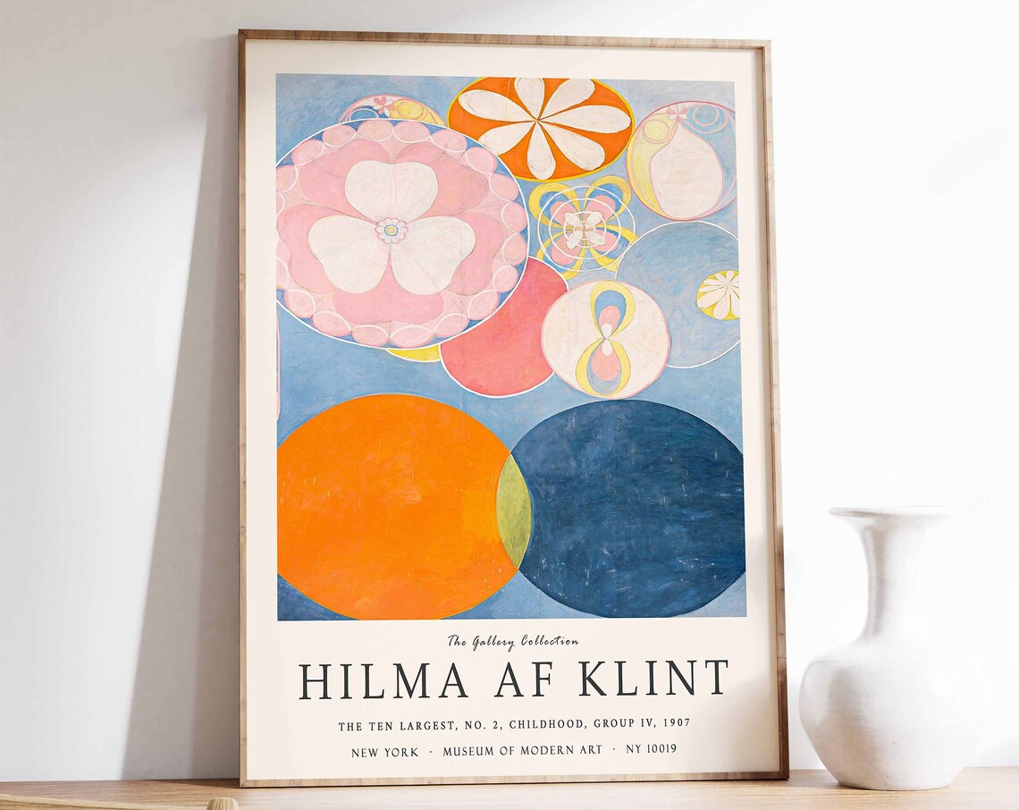 Hilma af Klint The Ten Largest No 2 1907 Abstract Art Poster