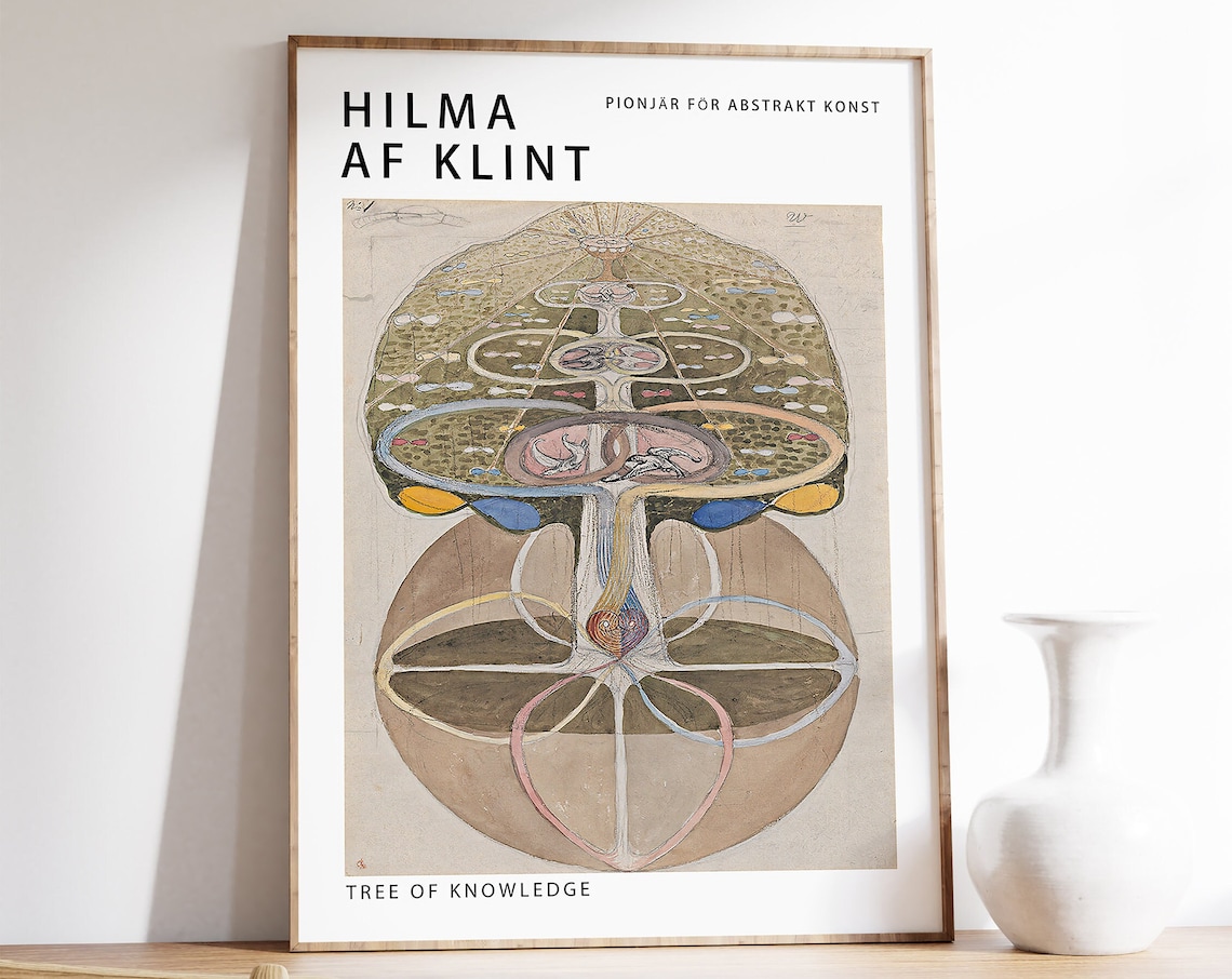 Hilma Af Klint Tree Of Knowledge Vintage Art Print