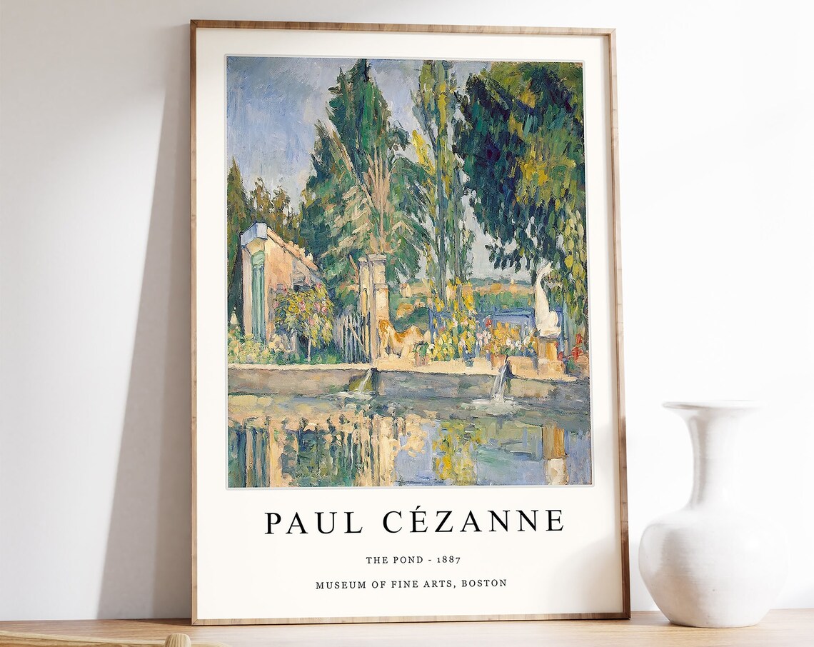 Paul Cézanne The Pond Landscape Art Print