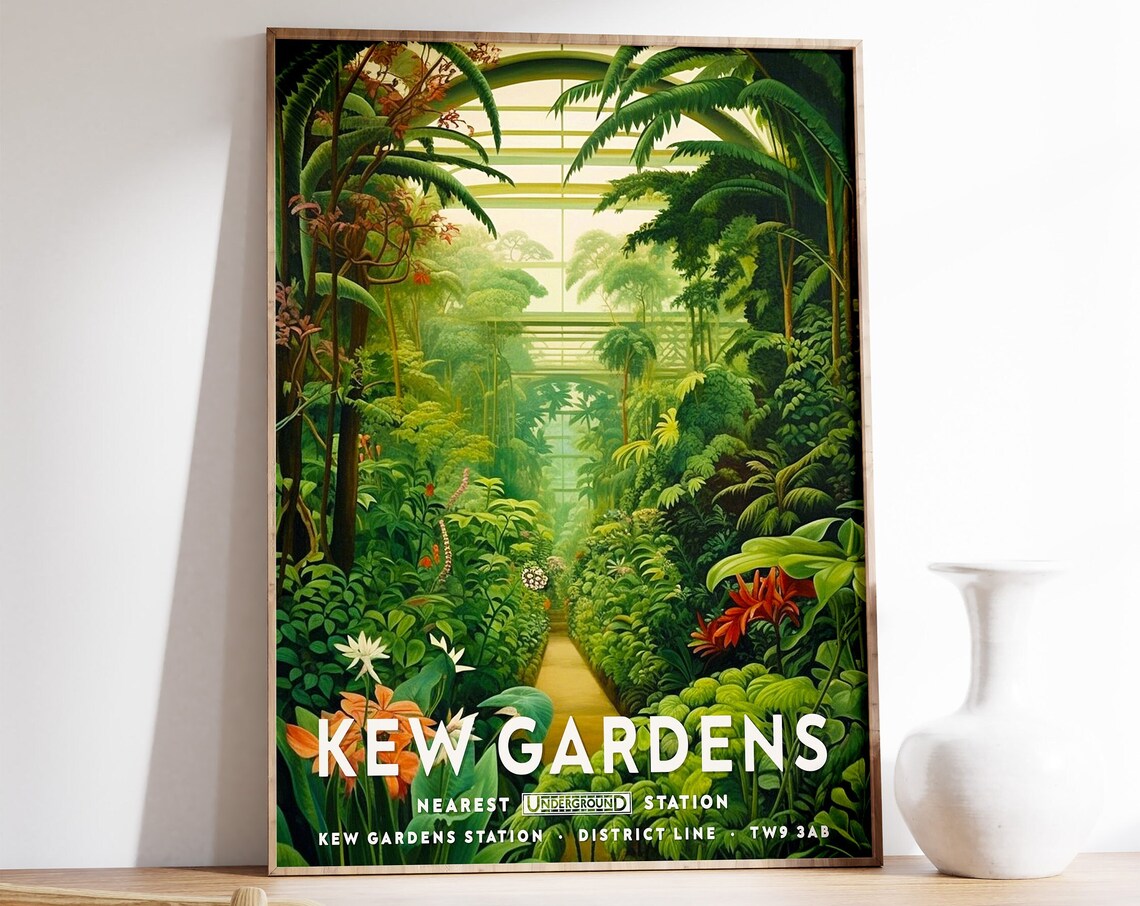 Kew Gardens Floral Print, William Morris Poster