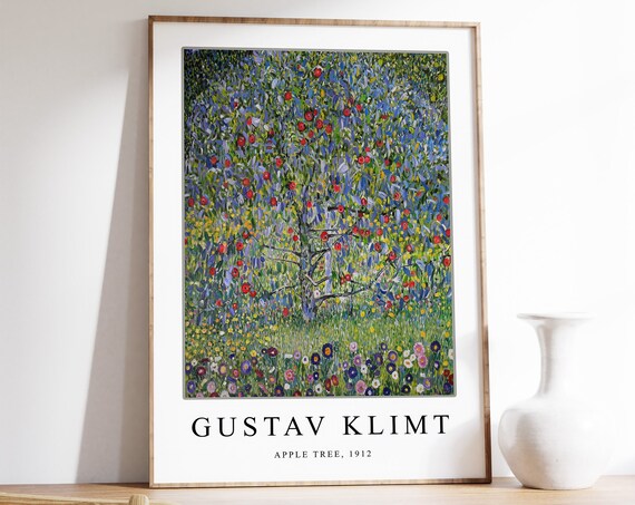 Gustav Klimt Poster Gallery Quality Print Apple Tree Art Nouveau Modern Art Wall Decor Floral Art Gift Ideas A1a2a3a4