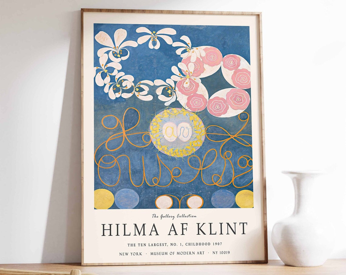 Hilma af Klint The Ten Largest No 1 1907 Abstract Art Poster