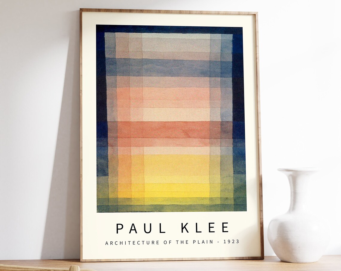 Paul Klee Architecture Of The Plain Art Print