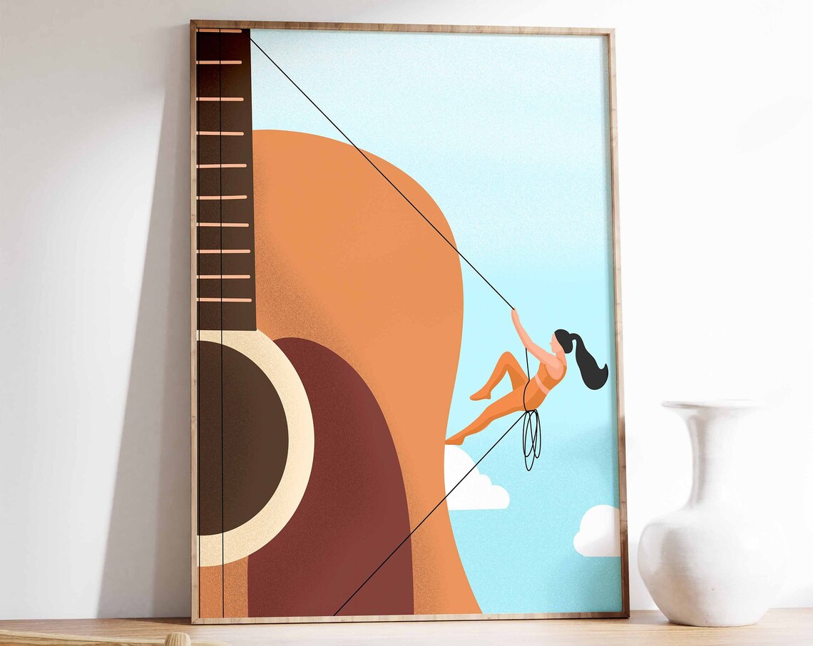 Music Print Music Poster Retro Music Gift Music Wall Art Gift For Music Lover Gift For Musician Vintage Music Art