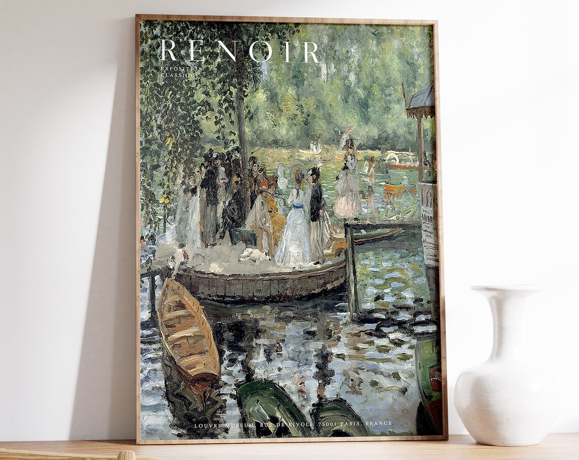 Pierre Auguste Renoir Exhibition Art Print