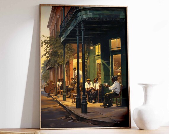Jazz Music Retro Poster, Music Lover Decor