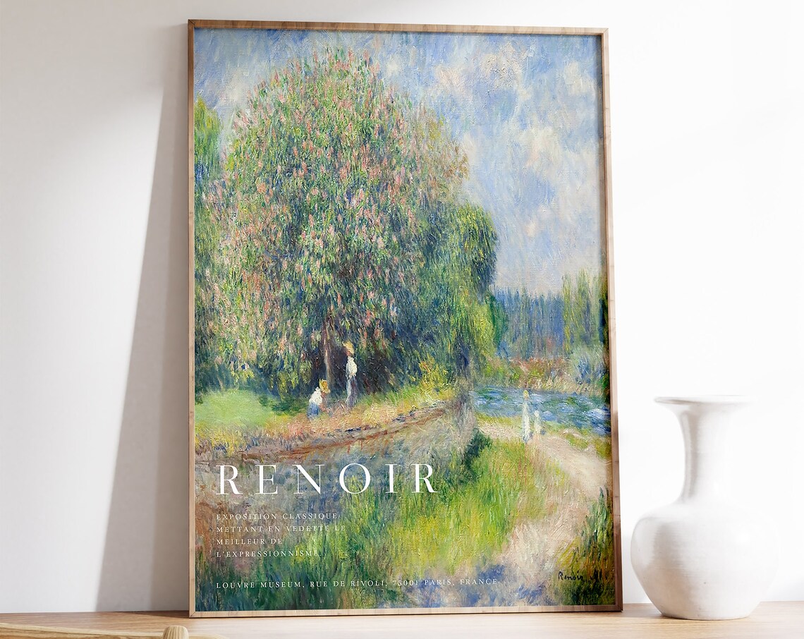 Pierre-Auguste Renoir Exhibition Art Print