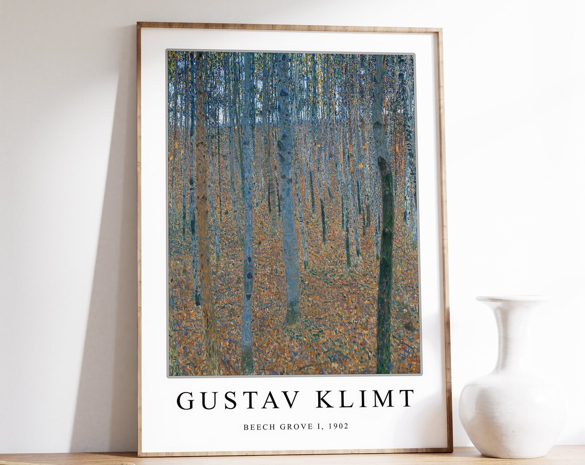 Gustav Klimt Beech Grove I Art Nouveau Print