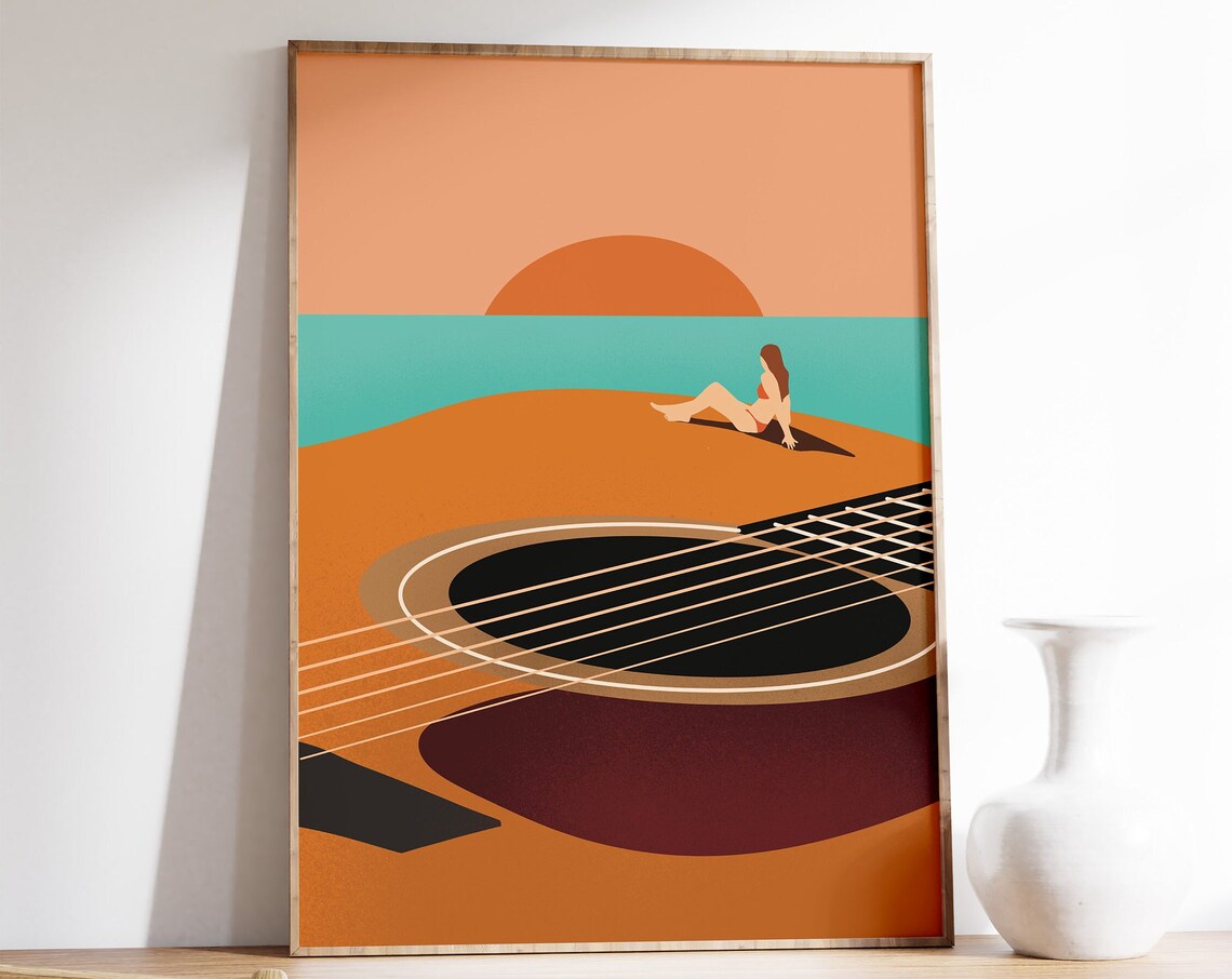 Music Lover Music Decor Art Print, Music Gift