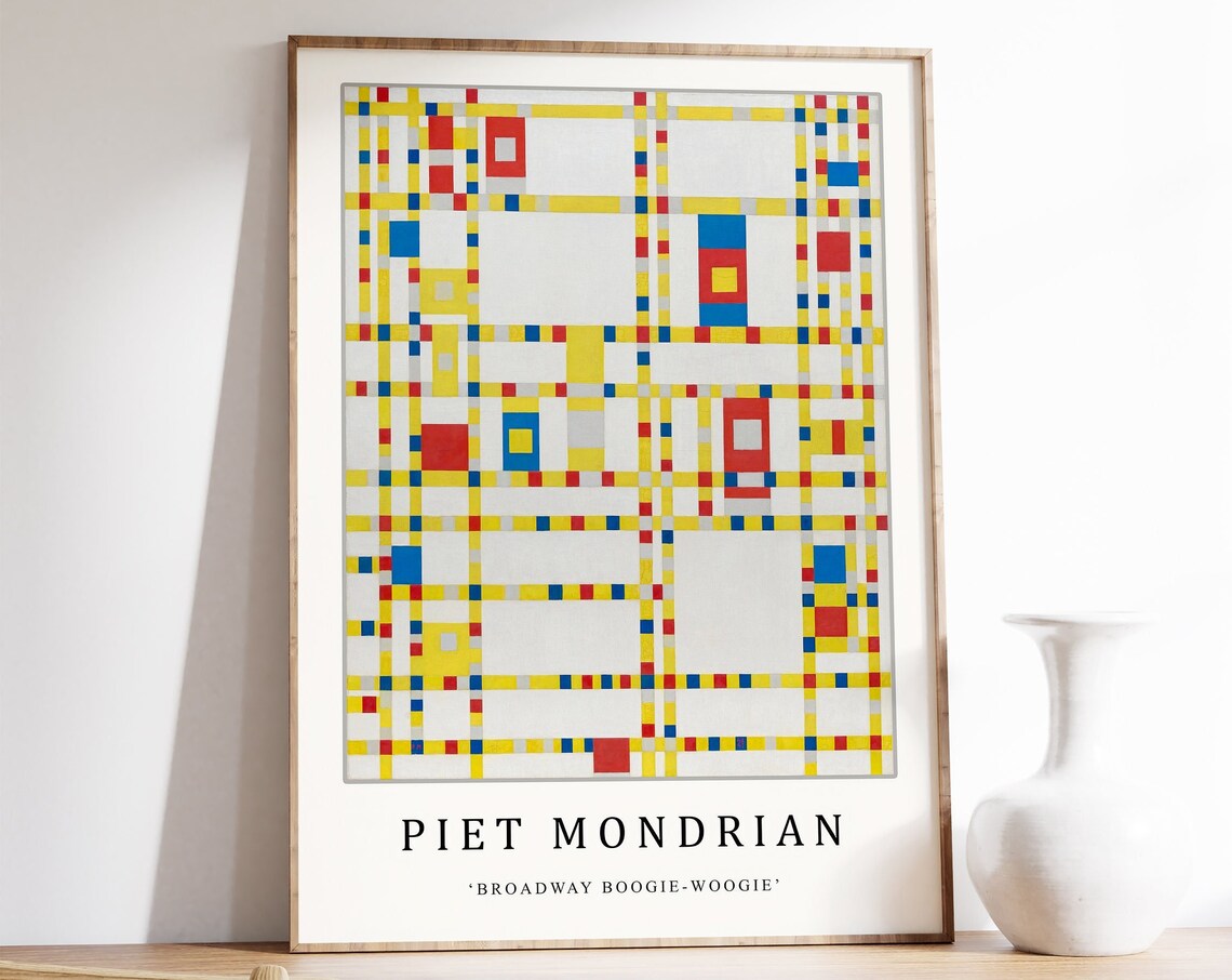 Piet Mondrian Broadway Boogie Woogie Art Print - Image 4