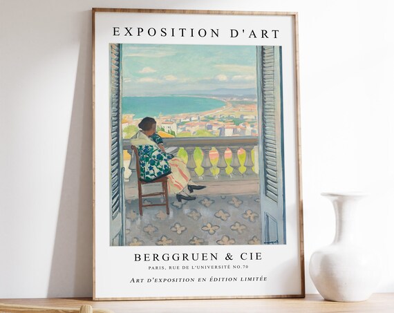 Albert Marquet Exhibition Poster, French Expressionist Print