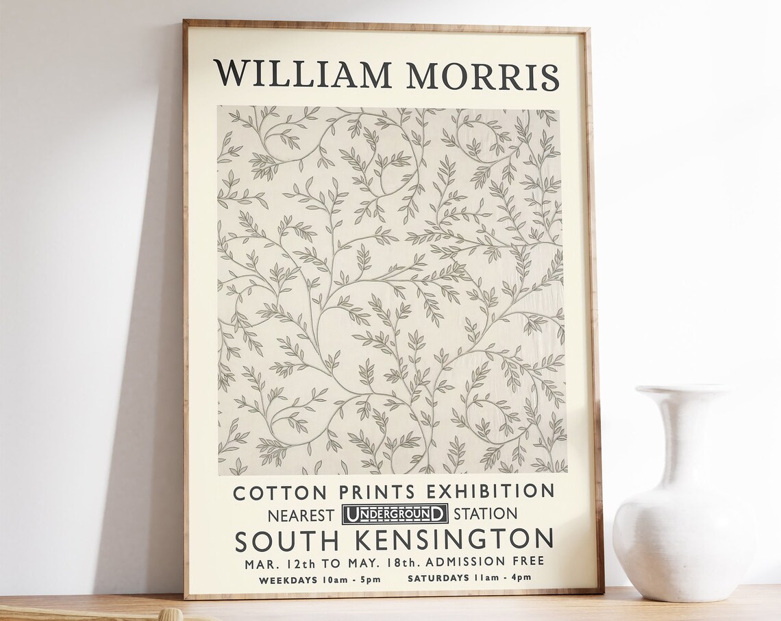 William Morris Vintage Floral Poster Print