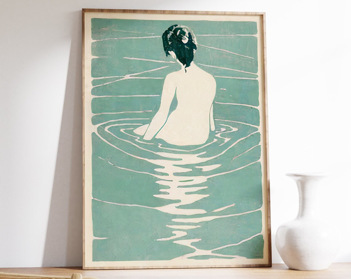 Vintage Japanese Female Illustration Ukiyo-E Art Print